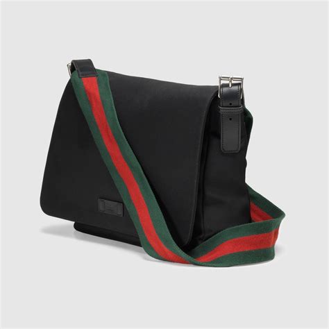 tracolla uomo gucci nero|Borse da postino Gucci da uomo .